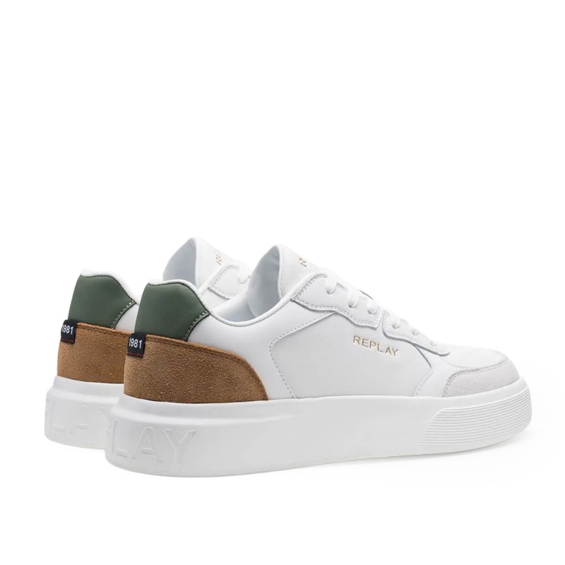 Replay Sneakers Notting Agency-White Tan