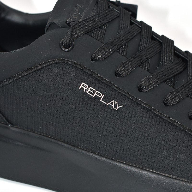 Replay Shoes Notting Hustle-Black Replay Shoes Notting Hustle-Black