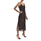 Nekane Dress Bianca Maxi Embroidered With Sequins-Black