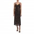 Nekane Dress Bianca Maxi Embroidered With Sequins-Black