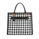 Guess Abey Elite Tote Bag-Black/White