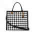 Guess Abey Elite Tote Bag-Black/White