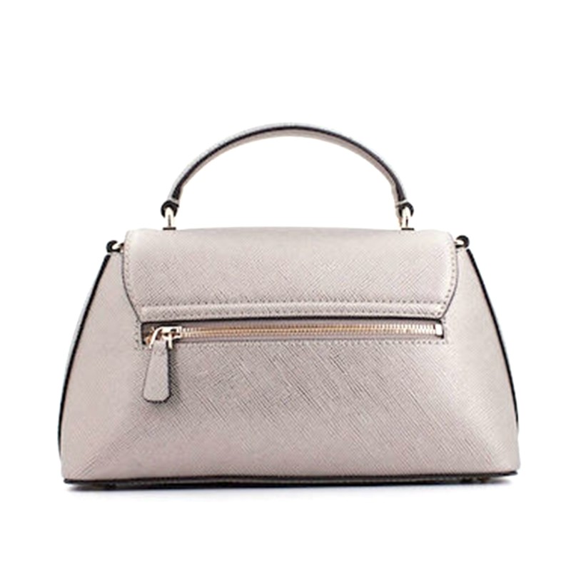 Guess Handbag Saffiano Eco Gloriana-Pewter
