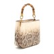 Guess Mini Handbag Backet Eire Sibel Python-Print-Natural Guess Mini Handbag Backet Eire Sibel Python-Print-Natural
