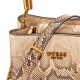 Guess Mini Handbag Backet Eire Sibel Python-Print-Natural Guess Mini Handbag Backet Eire Sibel Python-Print-Natural