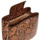 Guess Mini Handbag Eire Sibel Python-Print-Brown
