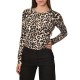 Motel Sweater Knitted With Sparkle Stones-Animal Print