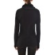 Lotus Eaters High Collar Rib Knit Blouse-Black