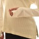 Lotus Eaters High Collar Rib Knit Blouse-Ecru Lotus Eaters High Collar Rib Knit Blouse-Ecru