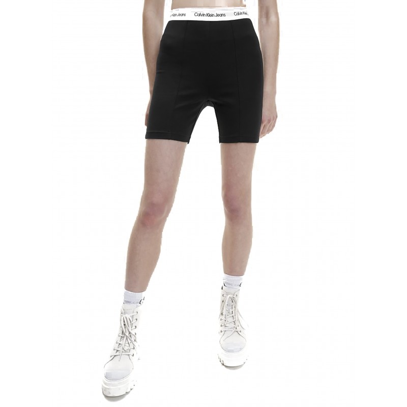 Calvin Klein Milano Jersey Cycling Shorts-CK Black
