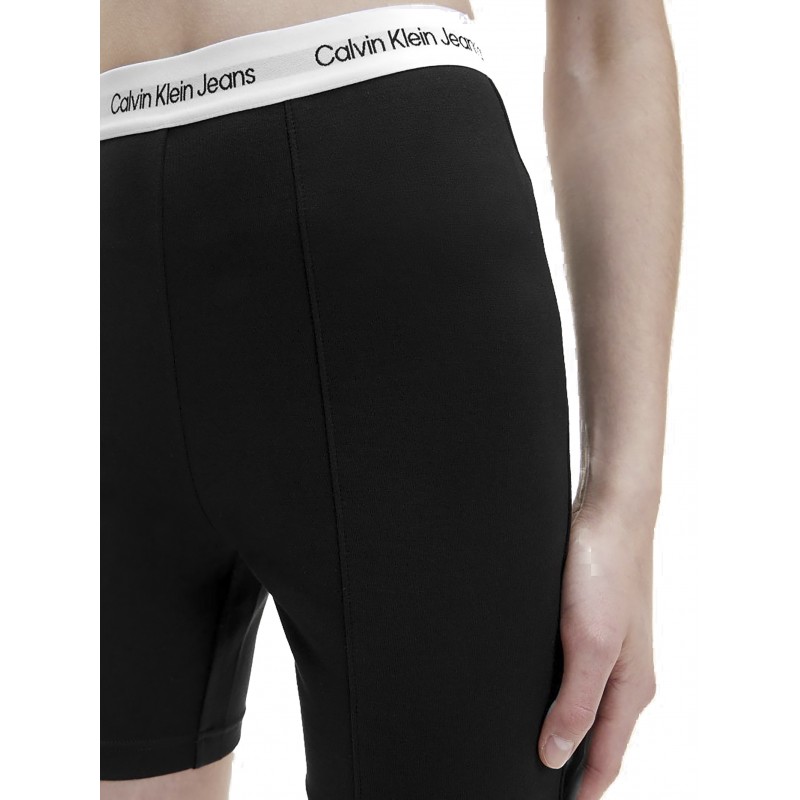 Calvin Klein Milano Jersey Cycling Shorts-CK Black