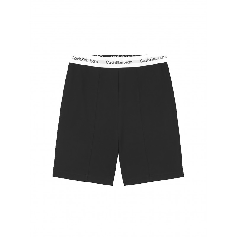 Calvin Klein Milano Jersey Cycling Shorts-CK Black
