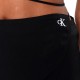 Calvin Klein Crepe Tie Waist Midi Skirt-CK Black