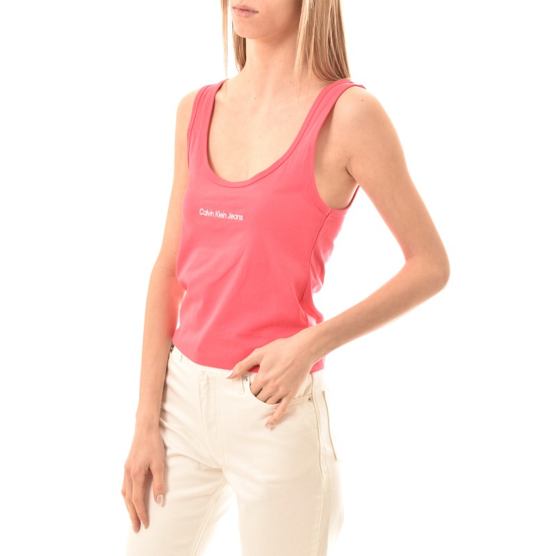 Calvin Klein Institutional Strappy Top-Pink Flash Calvin Klein Institutional Strappy Top-Pink Flash