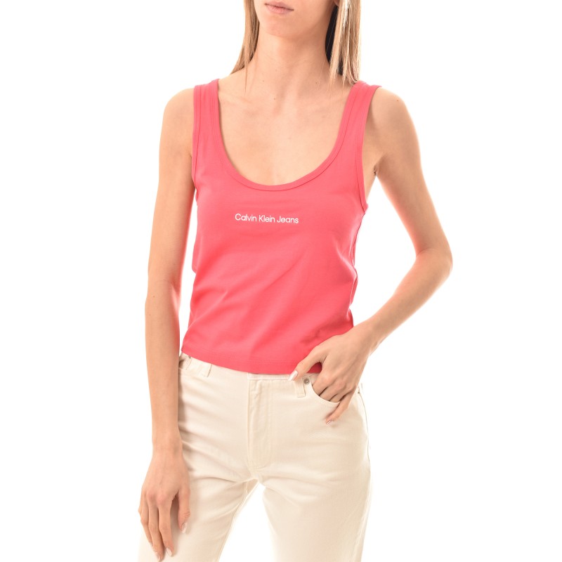 Calvin Klein Institutional Strappy Top-Pink Flash Calvin Klein Institutional Strappy Top-Pink Flash