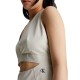 Calvin Klein Open Back Strap Utility Dress-Classic Beige