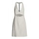 Calvin Klein Open Back Strap Utility Dress-Classic Beige