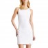 Calvin Klein Sheen Milano Back Strap Dress-Bright White