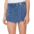 Calvin Klein Wrap Denim Skirt-Denim Medium