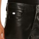 Calvin Klein Faux Leather HR Straight Pants-CK Black Calvin Klein Faux Leather HR Straight Pants-CK Black