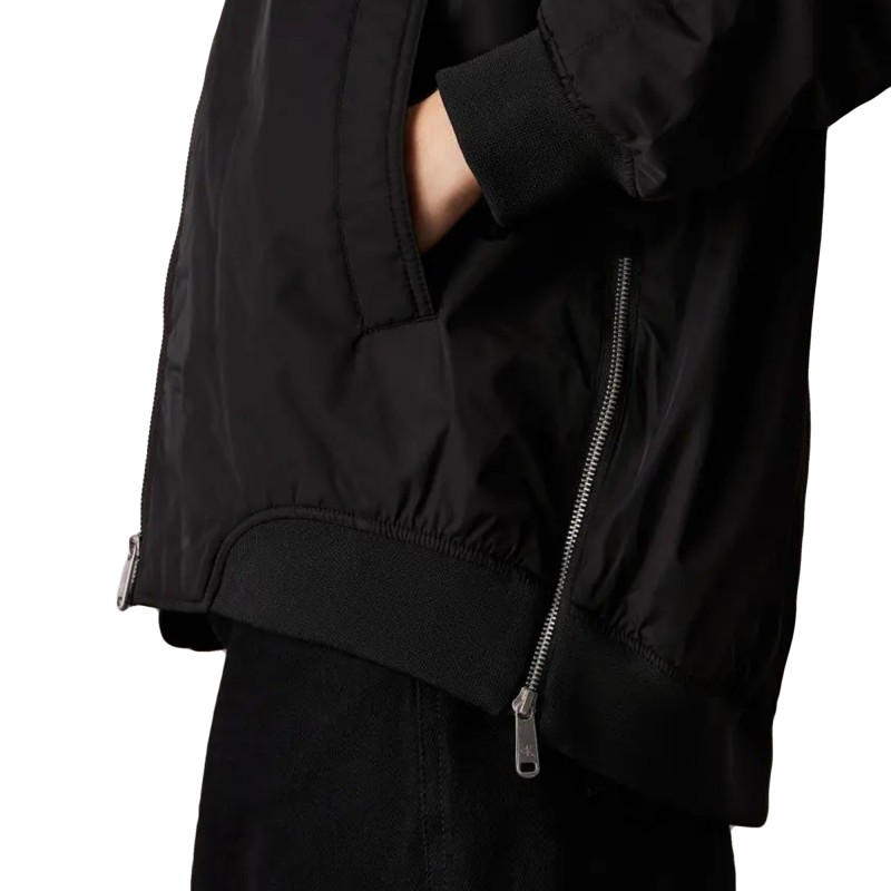 Calvin Klein Bomber Jacket Long Padded-Black
