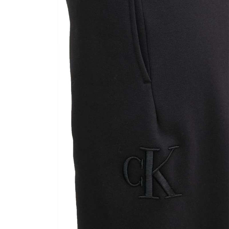 Calvin Klein Sweatpants Raised Embroidery CK-Black