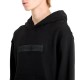 Calvin Klein Embroidered Box Hoodie Sweatshirt-Black
