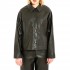 Philosophy Jacket Leather-Olive