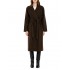 Philosophy Coat With Belt-Brown