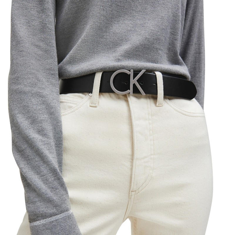 Calvin Klein Belt CK Logo 3.5m-Black