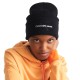 Calvin Klein Monologo Embroidery Logo Beanie-Black Calvin Klein Monologo Embroidery Logo Beanie-Black