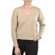 Lotus Eaters KG1 V-Neck Knit Blouse-Beige