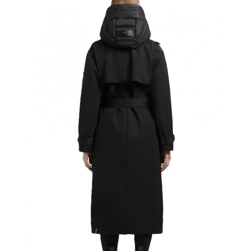 Khujo Elena3 Coat Double Breasted-Black Khujo Elena3 Coat Double Breasted-Black