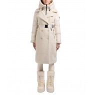 Khujo Kalmia2 Coat Double Breasted-Cotton Cream