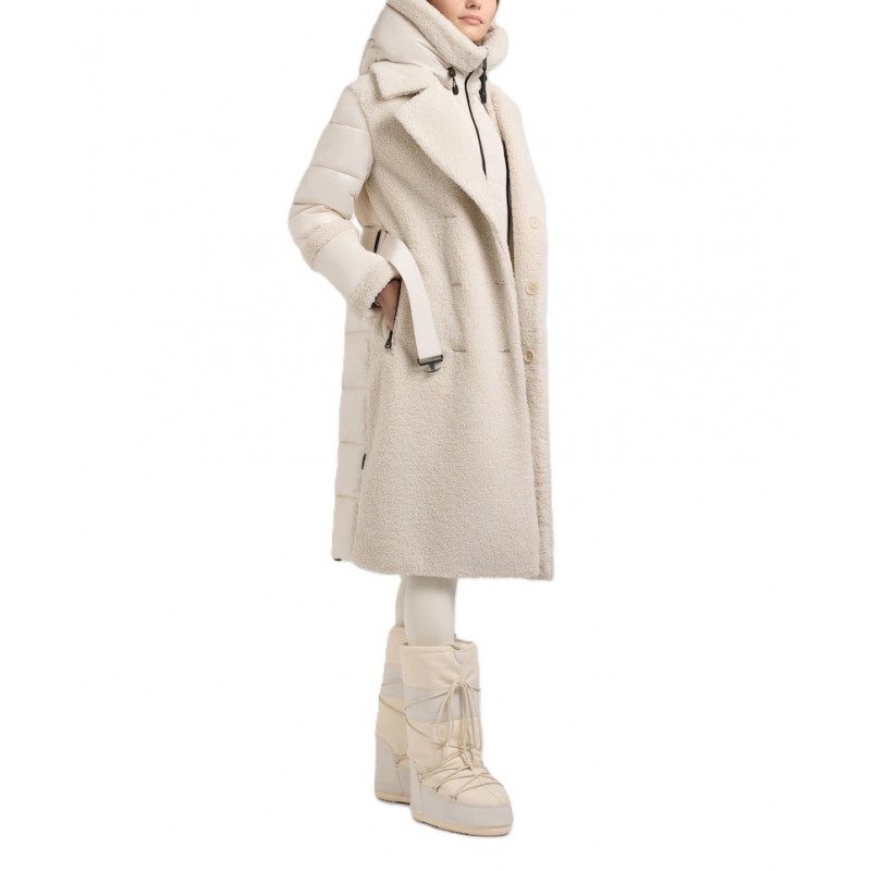 Khujo Kalmia2 Coat Double Breasted-Cotton Cream Khujo Kalmia2 Coat Double Breasted-Cotton Cream