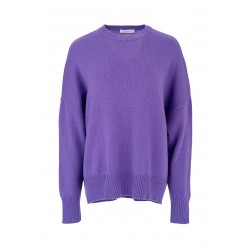 Philosophy Sweater Cashmere Round Neck-Purple