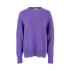 Philosophy Sweater Cashmere Round Neck-Purple Philosophy Sweater Cashmere Round Neck-Purple
