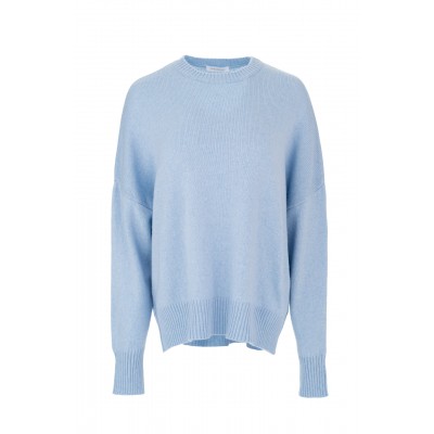 Philosophy Sweater Cashmere Round Neck-Sky Blue Philosophy Sweater Cashmere Round Neck-Sky Blue