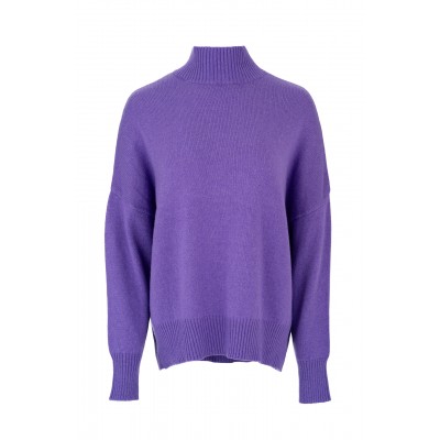 Philosophy Sweater Turtleneck Cashmere-Purple Philosophy Sweater Turtleneck Cashmere-Purple