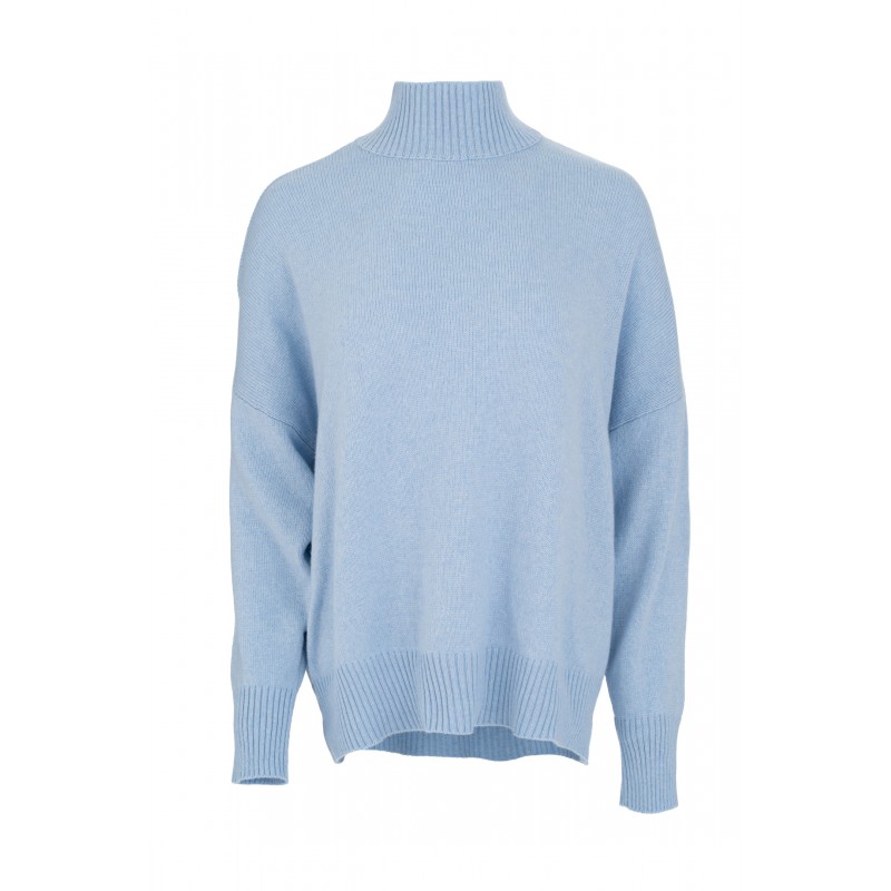 Philosophy Sweater Turtleneck Cashmere-Sky Blue Philosophy Sweater Turtleneck Cashmere-Sky Blue