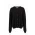 Philosophy Cardigan Cropped Cashmere-Dark Brown
