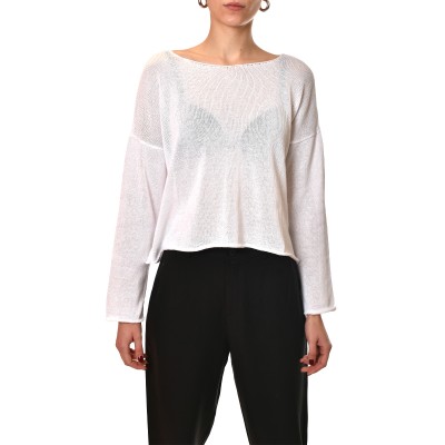 Lotus Eaters Blouse Knitted-White