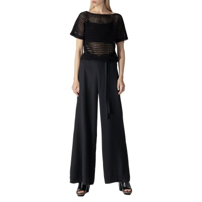 Lotus Eaters Blouse Knit-Black