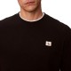 Calvin Klein T-Shirt Long Sleeve Waffle Badge-Black Calvin Klein T-Shirt Long Sleeve Waffle Badge-Black