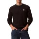 Calvin Klein T-Shirt Long Sleeve Waffle Badge-Black Calvin Klein T-Shirt Long Sleeve Waffle Badge-Black
