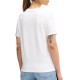 Calvin Klein T-Shirt Sequin Monogram-Brilliant White