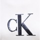 Calvin Klein T-Shirt Sequin Monogram-Brilliant White