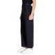 Calvin Klein Trousers Ponte Logo-Black