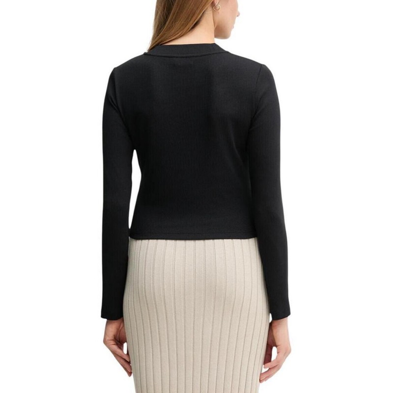 Calvin Klein Top Long Sleeve Baby Monogram-Black