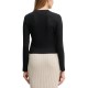 Calvin Klein Top Long Sleeve Baby Monogram-Black